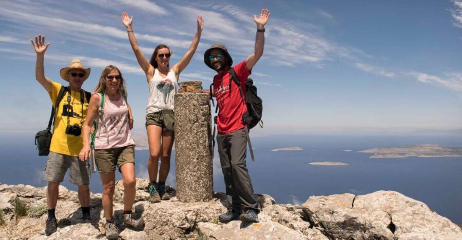 Rhodes: Hiking Tour to the Summit of Akramitis with Photos - The climb from Monolithos: cypress slopes, Apollakia bay, and rocky bits