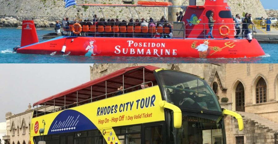 Rhodes: Hop-on Hop-off Bus and Submarine Tour - Price and value: why $41 can make sense