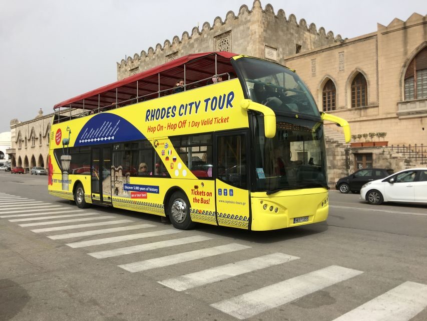 Rhodes: Hop-On Hop-Off City Tour Bus - The Port-to-Old Town Sweep: Aquarium, Mandraki, and Market Stops