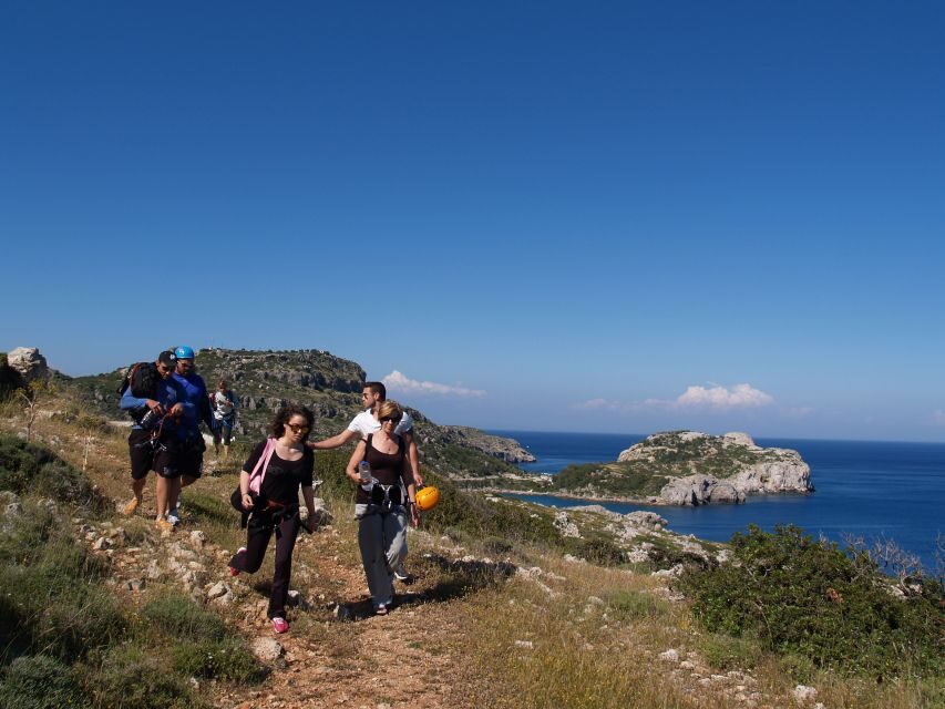 Rhodes: Ladiko Bay Rock Climbing and Rappelling Experience - The walk up: mountain views and a calmer build-up to the cave