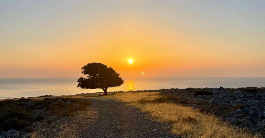 Rhodes: Pefkos-Navarone Bay, “the magic of sunrise” - The climb from Pefkos to Navarone cliffs (and why the height matters)