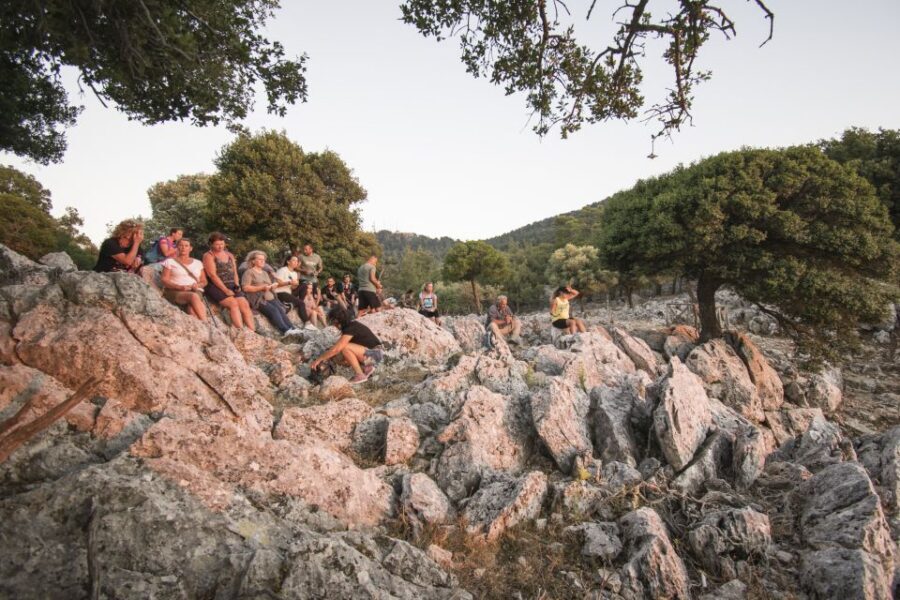 Rhodes: Profitis Ilias Guided Sunset Hike - The snack and drink break: refueling before sunset