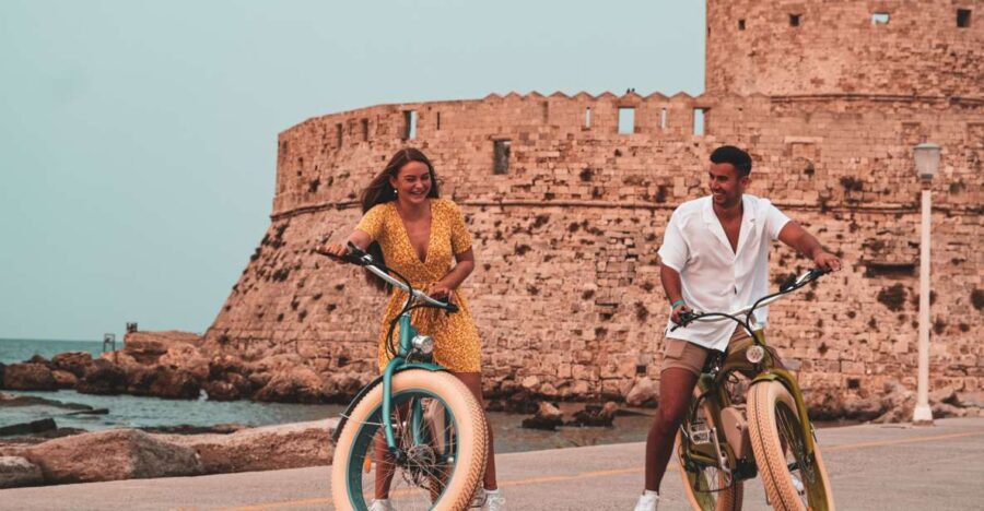 Rhodes: Retro eBike Highlights Tour w/ Personal Photographer - Old Town Rhodes: medieval roads, short pauses, and real atmosphere