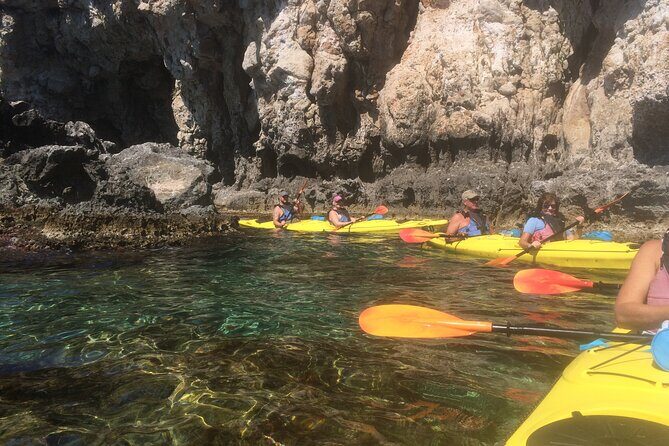 Rhodes Sea Kayaking Adventure small groups incl.Transfer & snack - Archangelos Castle and the Three-Crosses Area