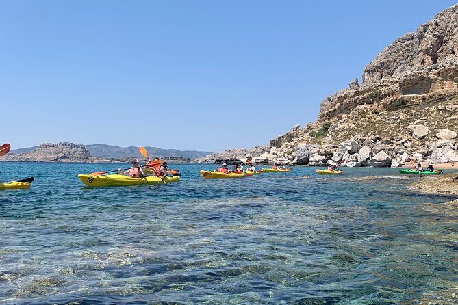 Rhodes Sea Kayaking Adventure small groups incl.Transfer & snack - Charaki/Haraki: Fisher Village Views and Seal’s Cave