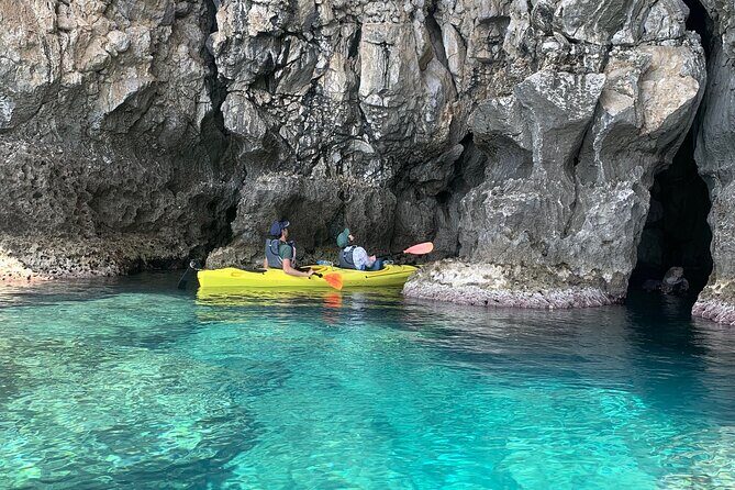 Rhodes Sea Kayaking Adventure small groups incl.Transfer & snack - Gear, Shoes, and the Snorkeling Mask Rule You Should Follow