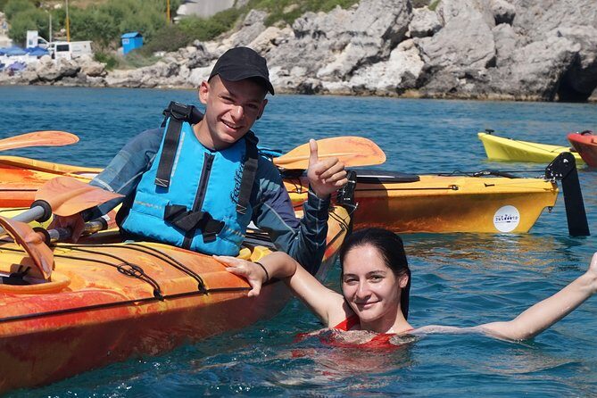 Rhodes Sea Kayaking Tour - Anthony Quinn Bay: Sea Caves, Rock Views, and Your First Swim Stop