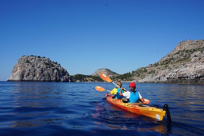 Rhodes Sea Kayaking Tour - Ladiko Beach: Snorkeling-Friendly Water and a Real Lunch Break Ahead
