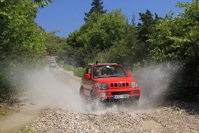 Rhodes Self Drive 4x4 Safari Adventure - North pick ups - Psinthos briefing and Dimilia’s herbs, photos, and ice cream time