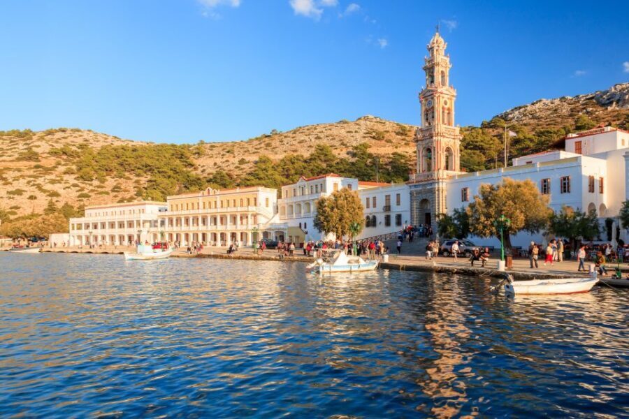 Rhodes: Speedboat trip to Symi Town and Panormitis Monastery - Back to Symi town: shopping time in the alleys that feel real