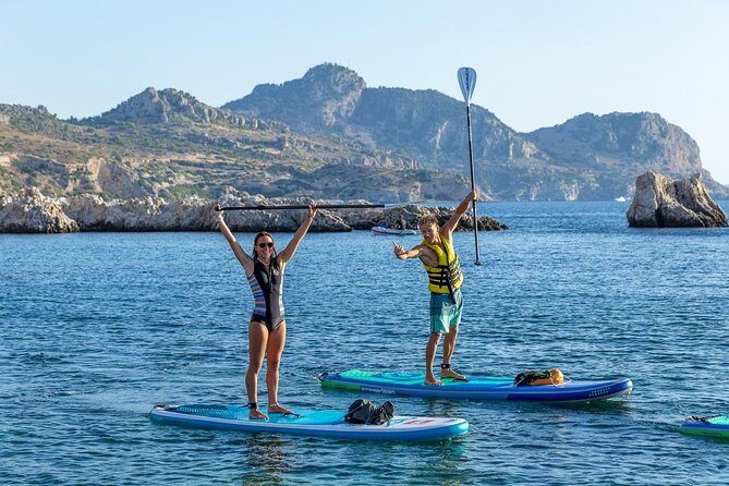Rhodes: Stand Up Paddle & Snorkel Adventure - First-Timer Friendly Coaching: What Guides Like George and Ilyas Do Well