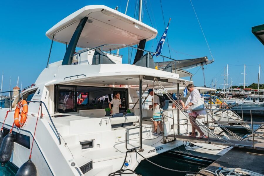 Rhodes: Sunset Catamaran Cruise with Dinner Buffet & Drinks - Key things to know before you go