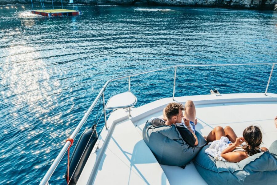 Rhodes: Sunset Catamaran Cruise with Dinner Buffet & Drinks - Mandraki Harbor start: where you meet and how the timing really works
