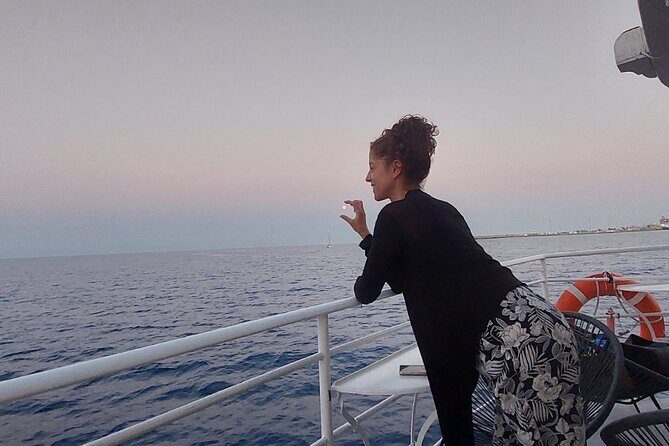 Rhodes Sunset Cruise - Swim and Dine w/ Live Music & Sunset! - Live music and the sunset-at-sea moment