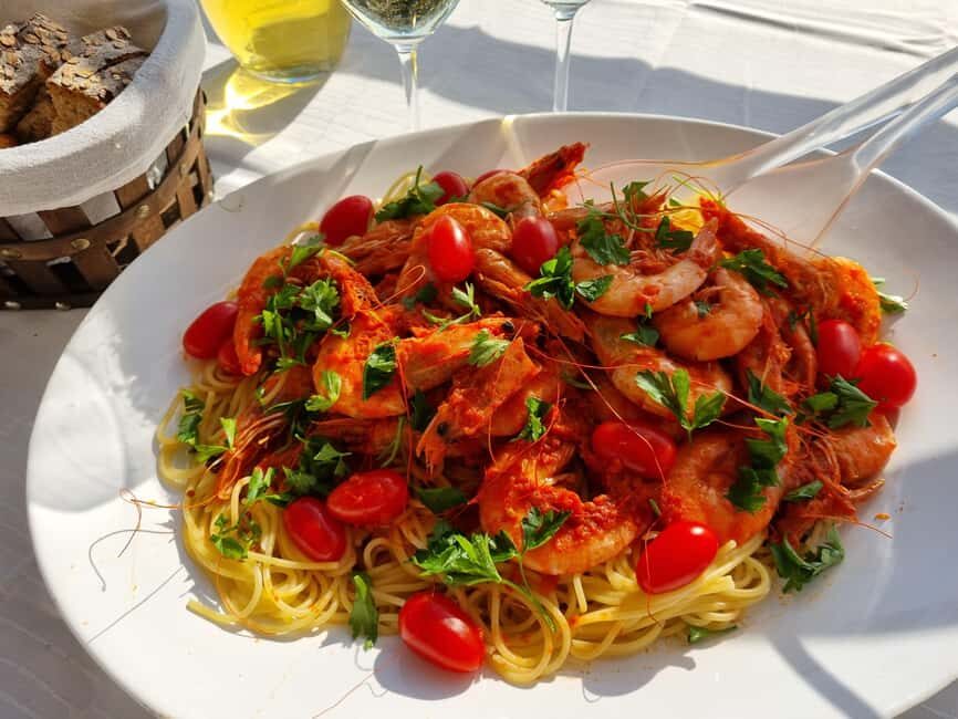 Rhodes: Sunset Cruise w/ Gourmet Buffet, Drinks & Live Music - Chef Dianantis’ Greek fusion buffet: where the food actually earns its place