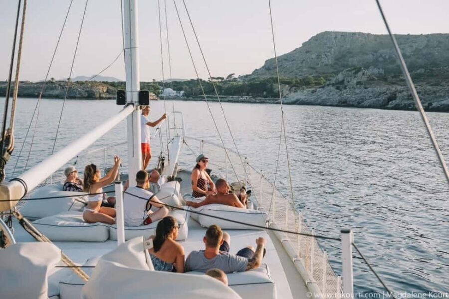Rhodes: Sunset Cruise w/ Gourmet Buffet, Drinks & Live Music - Live music on deck: sunset melodies with a fun, social vibe