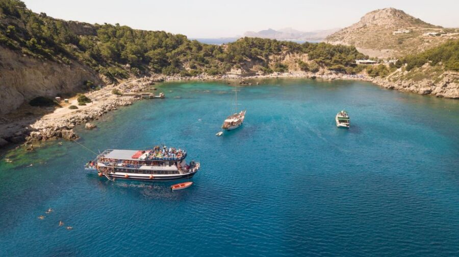 Rhodes Town: Scenic Cruise to Lindos with Swim Stops - Tsambika Bay Snorkeling: Clear Water, Real Reward