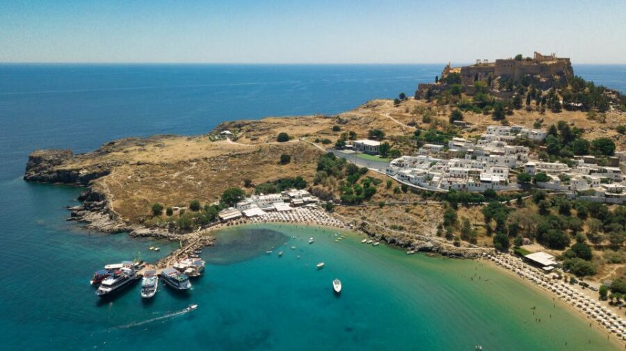 Rhodes Town: Scenic Cruise to Lindos with Swim Stops - Mandraki Port and the East Coast Sights Before Lindos
