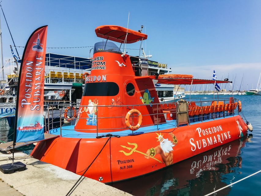 Rhodes Town: Submarine Cruise with Underwater Views - The Colossus spot and Old Town walls: history you can see, not just read