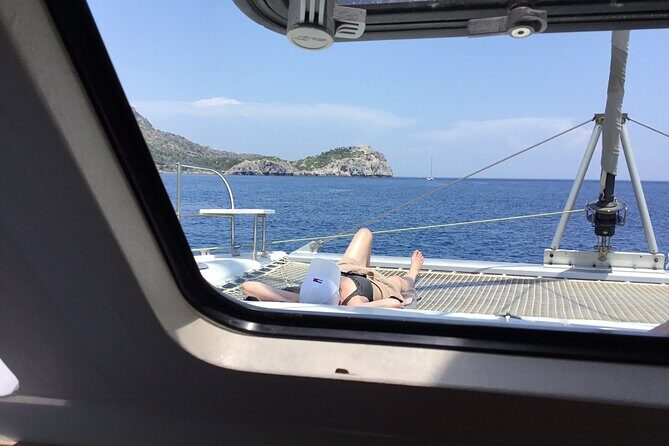 Sailing Catamaran day cruise - Rhodes with lunch & drinks - Key highlights before you sail