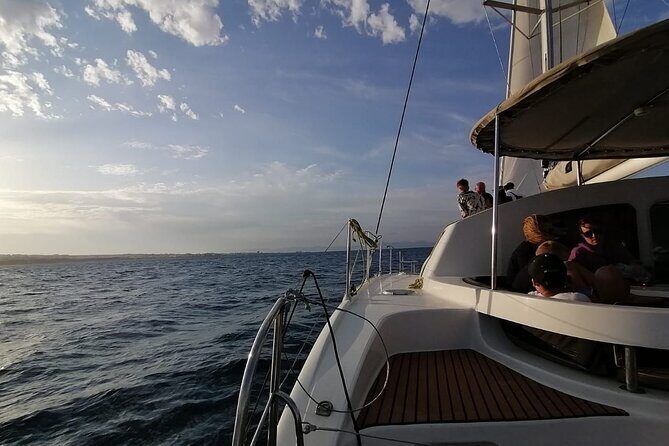Sailing Catamaran day cruise - Rhodes with lunch & drinks - Cruise-by Kallithea Springs Bay: a swim stop that works for everyone