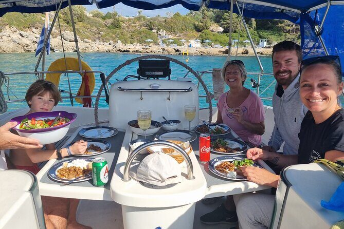 Single day Sail boat cruise with swimming, snorkeling, drinks and lunch - Who should book this sail-and-swim day on Rhodes