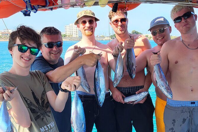 Skevos Fishing Trip Rhodes - The Anchor Stop: Swimming and Snorkeling When the Fish Are Secured