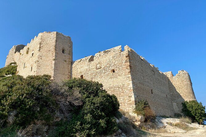 Small group hiking between the beach and Kritinia Castle - Pickup Zones and the Small-Group Pace