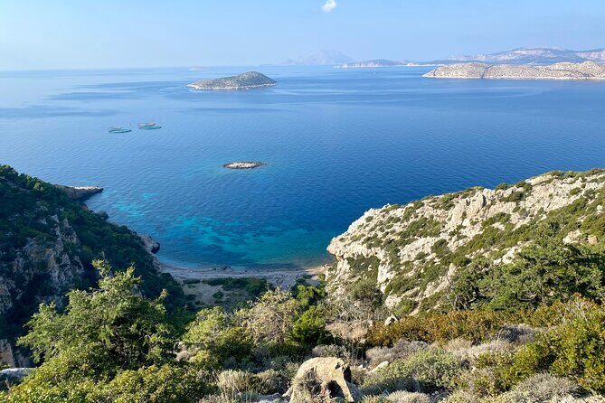 Small group hiking between the beach and Kritinia Castle - What You’ll See Along the Walk (Even If Seasons Vary)