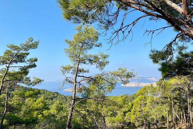 Small group hiking between the beach and Kritinia Castle - The Foot-Only Bay Break: Pebbles, Salt Water, and a Reset