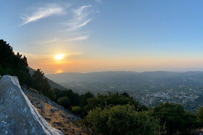 Small Group Sunset Hiking from Salakos to Profitis Ilias - At the peak: sunset viewpoint, stars, and a proper refuel
