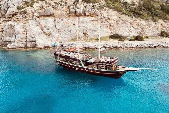 Sun & Sea 6 Hour All Inclusive Swimming Cruise with Greek BBQ & Unlimited Drinks - Kallithea Springs: a quieter sibling for another snorkel-worthy swim