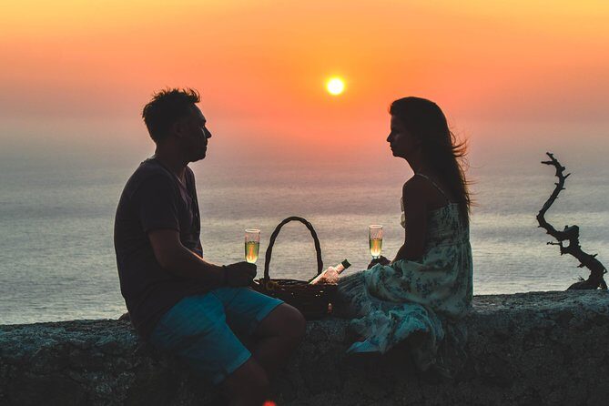 Wine Tasting and Romantic sunset in Monolithos - A romantic Rhodes sunset plan that actually feels easy