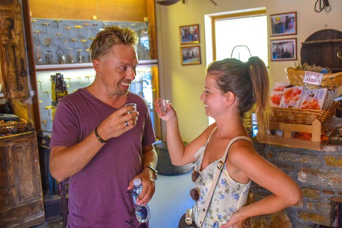Wine Tasting and Romantic sunset in Monolithos - The Siana village break for honey and souma culture
